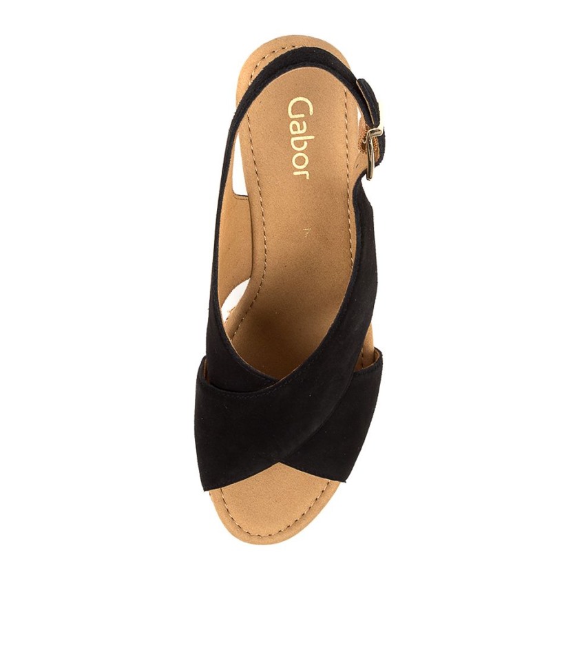 Silas Schwarz Daim Gabor | Exclusif